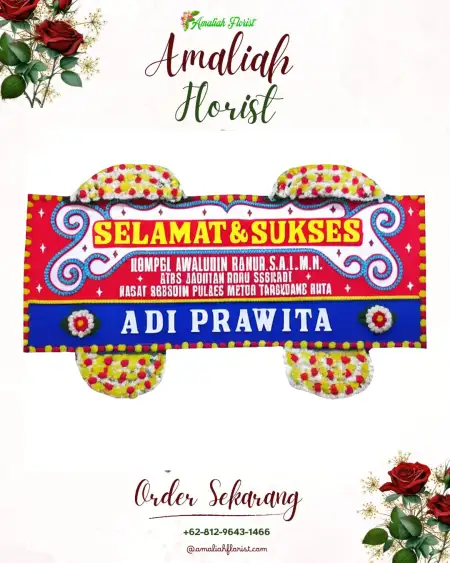 Papan Bunga Ucapan Selamat Tegal Badeng Barat