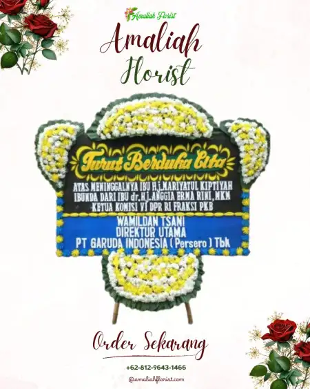 Papan Bunga Duka Tegal Badeng Barat